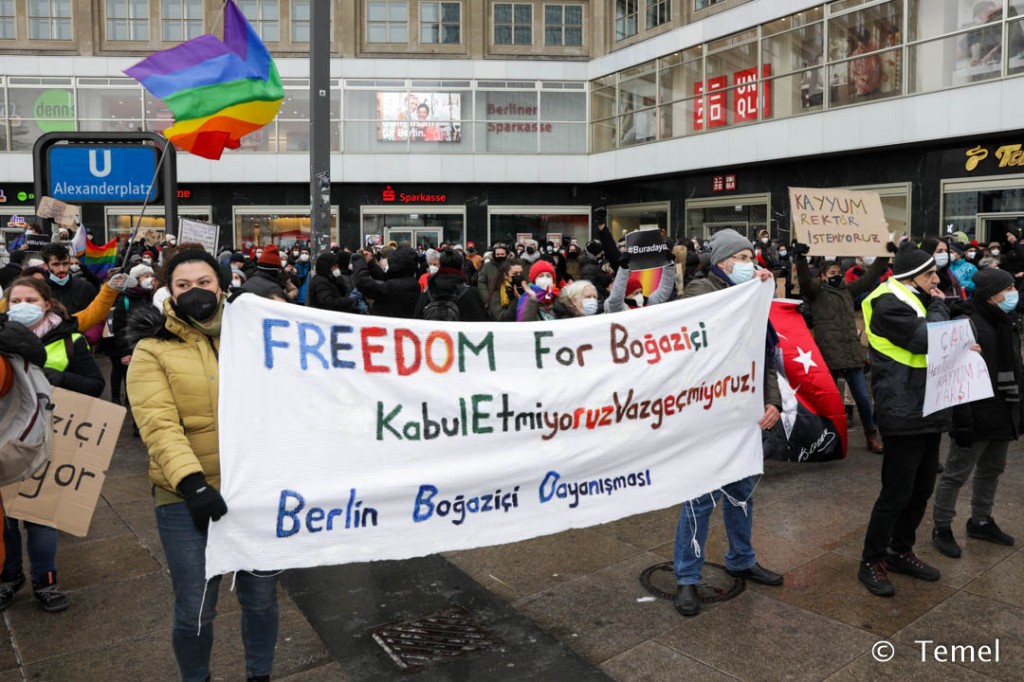 Berlin’de Boğaziçi öğrencilerine büyük destek