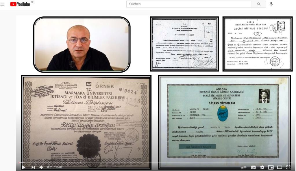Erdoğan’ın resmi belgede sahteciliği | 2. Bölüm | Sahte diploma